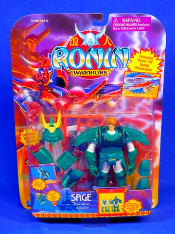 RONIN WARRIORS SAGE MOC 1999 PLAYMATES FIGURE Cover
