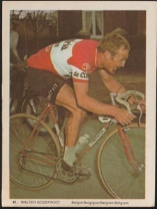 FIGURINA CARTONATA - 61 WALTER GODEFROOT - CICLISMO BELGIO ANNI 60 - Imagen 1 de 1