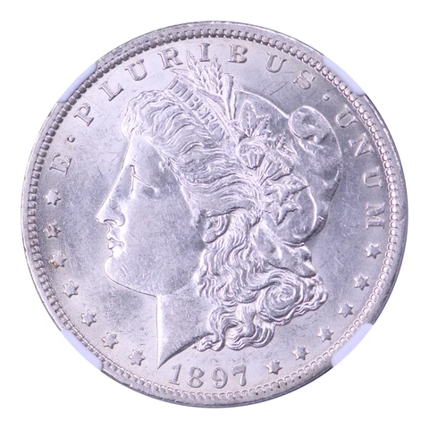 1897-O Morgan Dollar NGC AU55 Cover