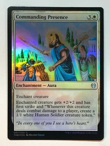 MTG Theros Beyond Death Commanding Presence 7 Foil NM/M - Picture 1 of 1