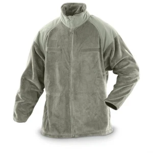 Chaqueta polar verde follaje militar de EE. UU. ECWCS Gen III nivel 3 L3 POLARTEC - Imagen 1 de 10
