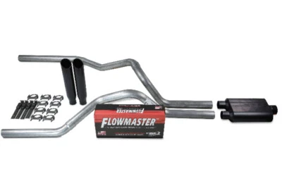 For Chevy GMC 1500 19-25 2.5" Dual Truck Exhaust Kits Flowmaster 40 Series B C T Foto 1 de 4