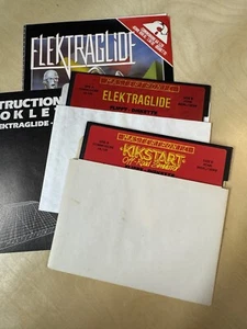 Set of 2 Mastertronic Atari Home Computer - Electraglide - Kickstart - Picture 1 of 6