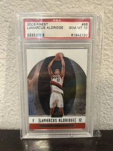 2006 Finest LaMarcus Aldridge Rookie Rc PSA 10 gemme nuovi di zecca blazer reti Spurs - Foto 1 di 3