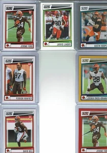 2022 Score Football Cleveland Browns Team Set (13) Base Cards ++Color++ - Picture 1 of 3