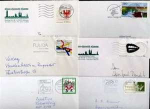 104969) Bund 6 verschiedene Bedarfs-Blg aus 1997, jeweils EF - Bild 1 von 1