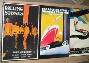 ROLLING STONES 1969-70’s RARE CONCERT TOUR POSTER POST CARDS 5"x 8 " Total 5 - Bild 1 von 5