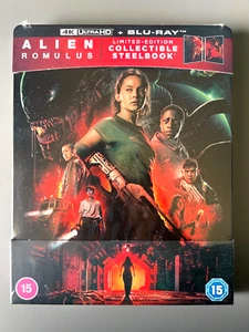 NEW Alien Romulus 4K Bluray Steelbook Ultra HD Limited OOP Fede Alvarez Scott - Picture 1 of 2