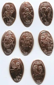 Magic Kingdom - Frozen, 8 Elongated Pressed Cents Pennies Coin Set. Preloaded. - Picture 1 of 1