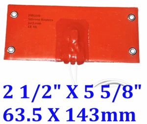 2 1/2"" X 5 5/8"" 63.5 X143mm 12V 50W con ojales con filtro de combustible termostato calentador - Imagen 1 de 12