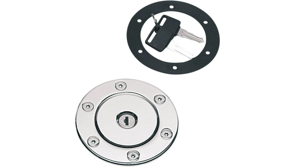 Tapa Gas Aero, 95mm Ventilada Harley Davidson Sportster Dyna Softail Foto 1 de 1