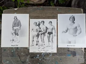 AUTOGRAPH VON ERICH LOT wrestling photos kevin kerry david fritz iron claw signe - Picture 1 of 11