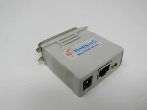 Hawking Tech Mini Print Server Adapter 10Base-T 00400140A65A - Picture 1 of 8