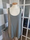 Womens Khaki Select Sleeveless Relaxed Vest Top, Camisole, tank - size 16 UK