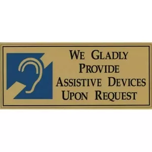 ADA Compliance Wall Sign - Picture 1 of 1