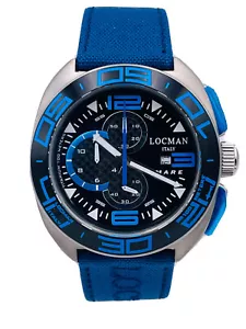 Orologio Locman Mare Titanio 47mm 138AKBL/690 Crono Wr100m Scontatissimo Nuovo - Foto 1 di 9