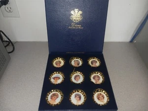 Set 9-teiliges Diana Prinzessin von Wales Ornamente Set Internationale Sammlergesellschaft - Bild 1 von 7