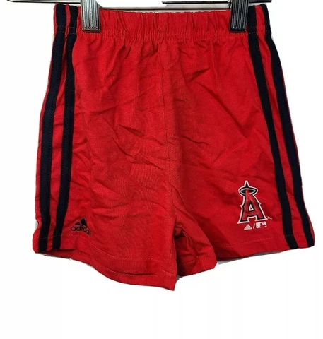Adidas LOS ANGELES LA ANGELS Cute Shorts 18M Red #9 Cover