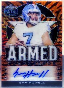 SAM HOWELL RC 2022 LEAF METAL TIGER MOJO ARMED & DANGEROUS AUTO RARE SSP /5 🔥 - Picture 1 of 2