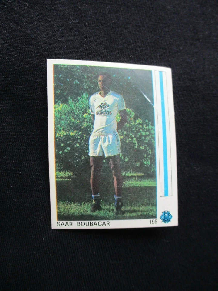 BOUBACAR  OM MARSEILLE  N° 195  FOOTBALL 78 GLOWACKI image sticker panini 1978 - Photo 1/1