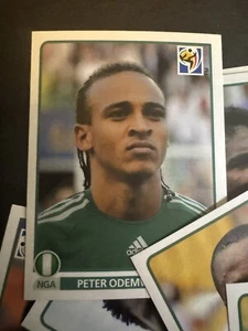 2010 Panini FIFA World Cup South Africa Stickers Nigeria Team Players - You Pick - Picture 1 of 4