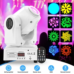 U`King 150W Moving Head Light DMX 8Gobo Beam Remote Control Stage Party Lighting - Picture 1 of 7