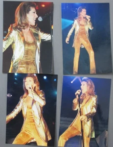 Celine Dion Fotos Farbkonzert 3 1/2"" x 5"" Pro Shot VIER Fotos! - Bild 1 von 1