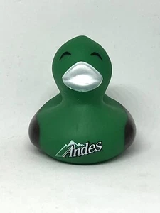 Andes Mint Green Rubber Duck 2" Ducky Bath Jeep Toy Ducky 2017 Tootsie Rolls - Picture 1 of 7