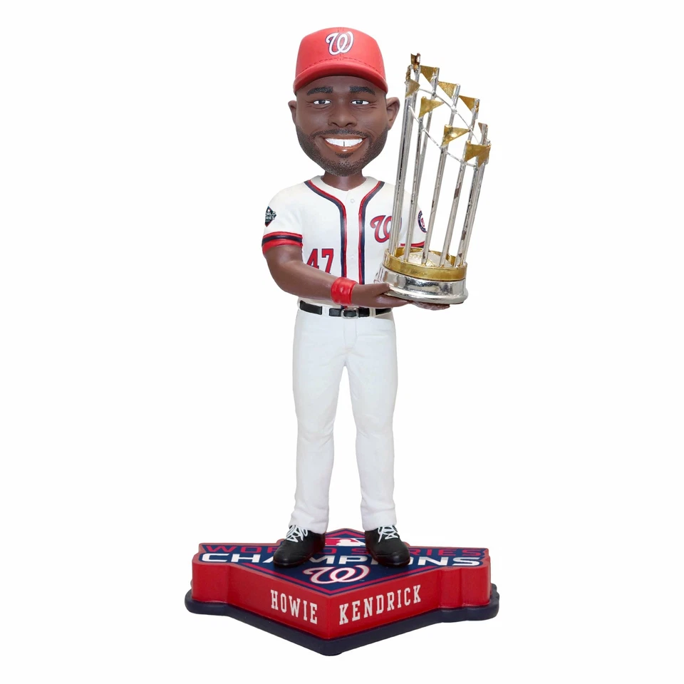 Howie Kendrick Washington Nationals 2019 World Series Champions Bobblehead MLB - Image 1 of 1