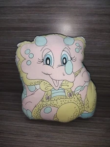 Vintage 80s Tiny Dinos Triceratot Plush Pillow 1987 Guy Gilchrist Pastel Dinosau - Picture 1 of 6