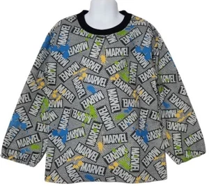 Marvel Boys All Over Print Logo Pullover Lightweight Sweatshirt (7-8 yrs old)NWT - Picture 1 of 9