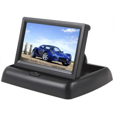 5" TFT LCD Foldable HD Screen Monitor for Car Rear View Reverse Backup Camera - Image 1 of 4