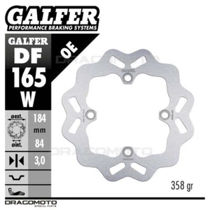 KAWASAKI KX 80 R7 KX 80-II 1997-1999 DF165W Bremsscheibe Hinten GALFER - Picture 1 of 3