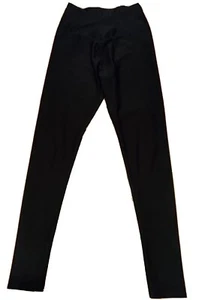 Girls Simple Black Stretch Leggings- Size XS - Picture 1 of 5