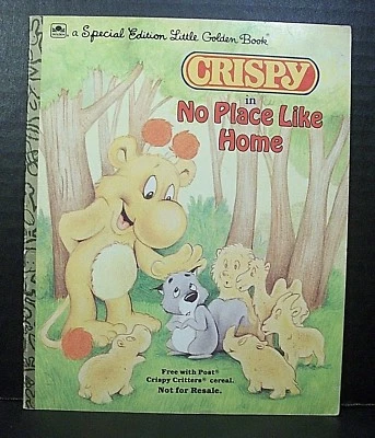 Crispy in No Place Like Home Special Ed. Little Golden Book Post Cereal Critter  - Image 1 of 4