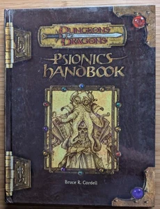 Psionics Handbook - Dungeons and Dragons 3rd Edition D20 - Picture 1 of 2