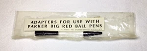 Parker Big Red Ball Pen Adapter - Converts A Soft Tip To A Ball Pen Adapter Only - Picture 1 of 7