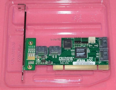 PROMISE SATA300 TX4 PCI SATA II (3.0Gb/s) 4-Port Adapter JBOD card - Image 1 of 4