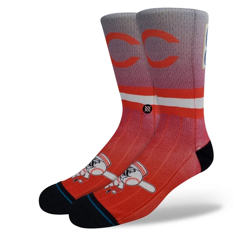 Men's Stance Cincinnati Reds Cooperstown Collection Crew Socks Cover