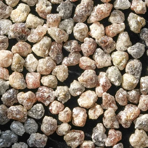 Natural Red Uncut Diamonds - 5 Pcs / 1 Carat (3-4mm) - Rare & Authentic - Picture 1 of 3