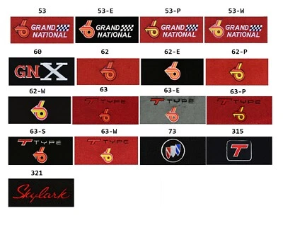 Afterthoughts Auto Listing To Add Optional ACC Buick Logos to Rear Floor Mats Foto 1 de 2