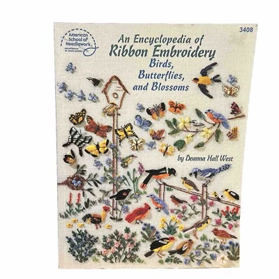 An Encyclopedia of Ribbon Embroidery; birds, butterflies, and blossoms - Image 1 of 4