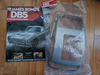 Eaglemoss 1/8 Costruire il Proprio James Bond 007 Aston Martin DB5 Issue 52 Inc - Immagine 1 di 2