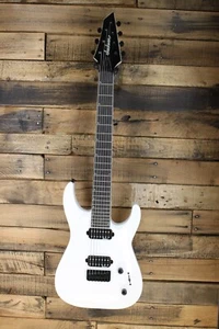 Jackson Dinky Arch Top JS32-7 DKA HT 7-St Electric Guitar - Snow White #M259 - Picture 1 of 7