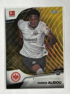 2022-23 Topps Chrome Bundesliga Gold Wave Refractor /50 Faride Alidou #37 Rookie - Bild 1 von 2