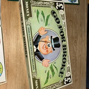 Vintage Go For Broke Spend A Million 1965 Money Board Game Complete - Picture 1 of 5