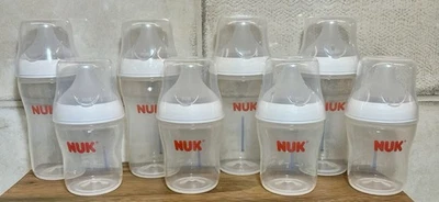 8 Pack NUK Perfect Match Slow Flow 2 In 1 Anti Colic Baby Bottle 5 and 8 oz - Image 1 of 4