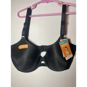 Warner's No Side Effects Underarm-Smoothing Comfort Underwire Bra 38DD Black New - Picture 1 of 5