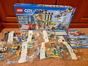 LEGO CITY 60140 Bulldozer Break-In, Police, Brand New, Sealed Bags Retired 2017