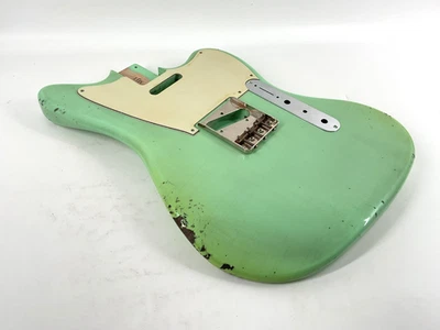 MJT Official Custom Vintage Aged Nitro Guitar Body Mark Jenny VTM Surf Green - Image 1 of 4